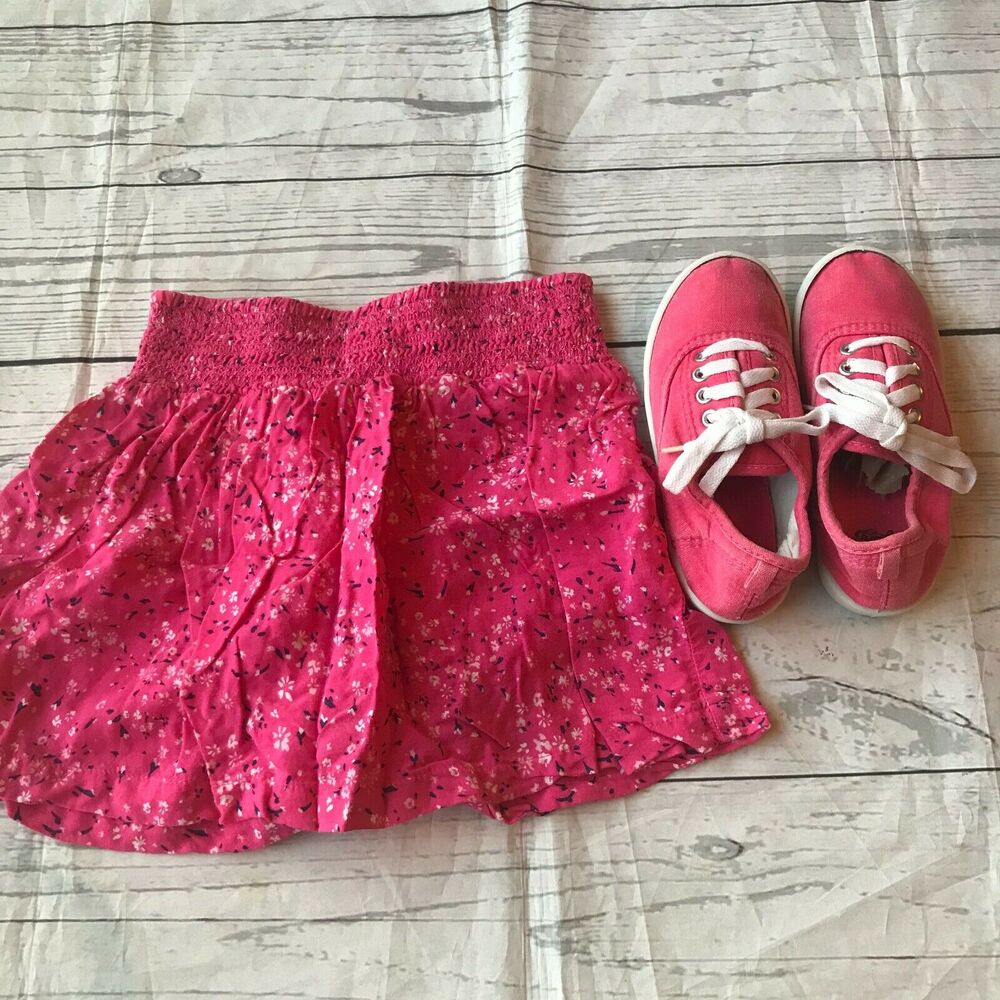 Faded Glory Arizona Jean Co Skirt and Sneakers Size Medium 11